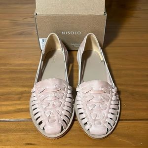 Nisolo Huarache Sandals - Size 7.5 - Desert Rose - NIB